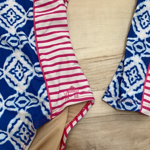 Cabana Life Girls 6X Long Sleeve One Piece Bathing Suit. Swimming suit. - Picture 3 of 8